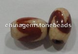 DZI02 5PCS 8*12mm oval loose Tibetan Agate Dzi Beads wholesale
