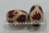 DZI03 5PCS 8*12mm oval loose Tibetan Agate Dzi Beads wholesale