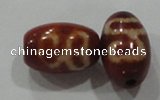 DZI07 5PCS 8*12mm oval loose Tibetan Agate Dzi Beads wholesale