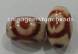 DZI08 5PCS 8*12mm oval loose Tibetan Agate Dzi Beads wholesale