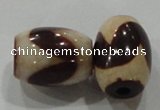 DZI11 3PCS 10*14mm oval loose Tibetan Agate Dzi Beads wholesale