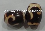 DZI17 3PCS 10*14mm oval loose Tibetan Agate Dzi Beads wholesale