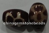 DZI22 3PCS 10*14mm oval loose Tibetan Agate Dzi Beads wholesale