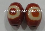 DZI23 2PCS 12*16mm oval loose Tibetan Agate Dzi Beads wholesale