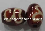 DZI31 2PCS 12*16mm oval loose Tibetan Agate Dzi Beads wholesale
