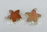 NGC293 24*26mm star agate gemstone connectors wholesale