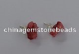 NGE300 5*8mm - 7*10mm nuggets druzy agate gemstone rings