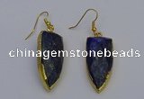 NGE5073 12*35mm - 15*40mm arrowhead lapis lazuli pendants