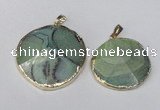 NGP1691 30*35mm - 35*40mm freeform agate gemstone pendants