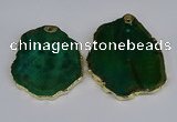 NGP3885 45*55mm - 50*60mm freeform agate gemstone pendants