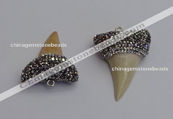 NGP7340 25*35mm - 30*38mm shark teeth pendants wholesale