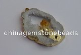NGP7390 45*50mm - 50*55mm freeform druzy agate pendants