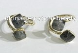 NGR1082 8mm faceted square labradorite gemstone rings wholesale