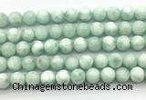 CAS303 15.5 inches 10mm round snowflake angelite gemstone beads