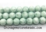 CAS307 15.5 inches 18mm round snowflake angelite gemstone beads