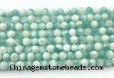 CAS310 15.5 inches 6mm round snowflake angelite gemstone beads