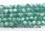 CAS332 15.5 inches 10mm round peacock angelite gemstone beads