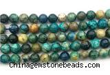 CAZ18 15.5 inches 10mm round azurite gemstone beads
