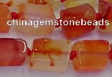 CNG6932 15.5 inches 5*8mm - 8*12mm nuggets red agate beads