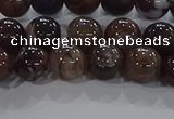 CAA1037 15.5 inches 8mm round dragon veins agate beads wholesale