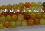 CAA1040 15.5 inches 4mm round dragon veins agate beads wholesale