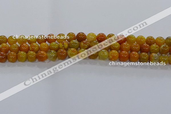 CAA1043 15.5 inches 10mm round dragon veins agate beads wholesale