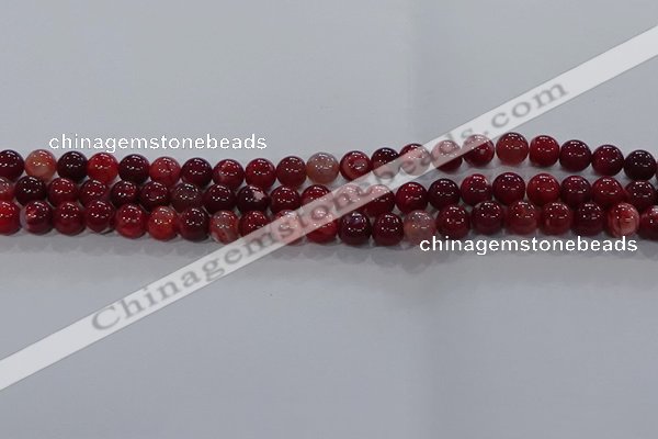 CAA1051 15.5 inches 6mm round dragon veins agate beads wholesale