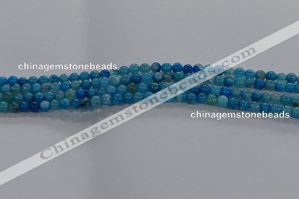 CAA1055 15.5 inches 4mm round dragon veins agate beads wholesale