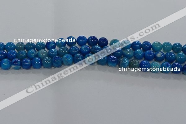 CAA1058 15.5 inches 10mm round dragon veins agate beads wholesale