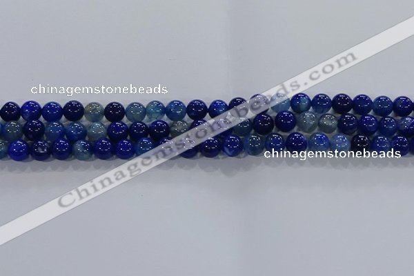 CAA1061 15.5 inches 6mm round dragon veins agate beads wholesale