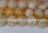 CAA1072 15.5 inches 8mm round sakura agate gemstone beads