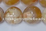 CAA1076 15.5 inches 16mm round sakura agate gemstone beads