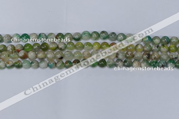 CAA1090 15.5 inches 6mm round sakura agate gemstone beads