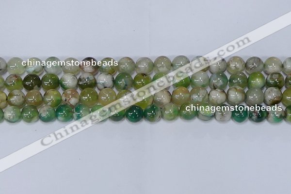 CAA1092 15.5 inches 8mm round sakura agate gemstone beads