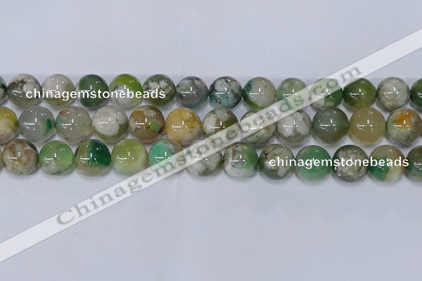 CAA1095 15.5 inches 14mm round sakura agate gemstone beads