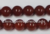 CAA113 15.5 inches 12mm round red agate gemstone beads wholesale