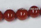 CAA115 15.5 inches 16mm round red agate gemstone beads wholesale