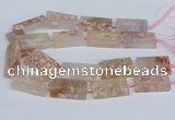 CAA1167 15.5 inches 22*40mm rectangle sakura agate gemstone beads