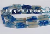 CAA1168 15.5 inches 22*40mm rectangle sakura agate gemstone beads