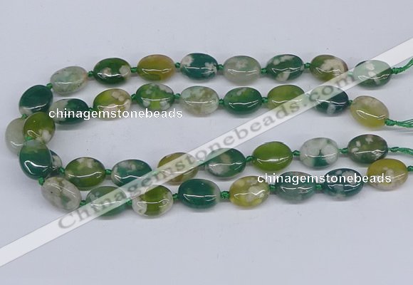 CAA1181 15.5 inches 15*20mm oval sakura agate gemstone beads