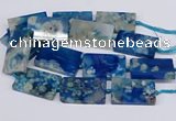 CAA1202 15.5 inches 30*50mm rectangle sakura agate beads