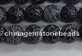 CAA1211 15.5 inches 8mm round frosted agate beads wholesale