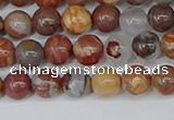 CAA1221 15.5 inches 6mm round gold mountain agate beads