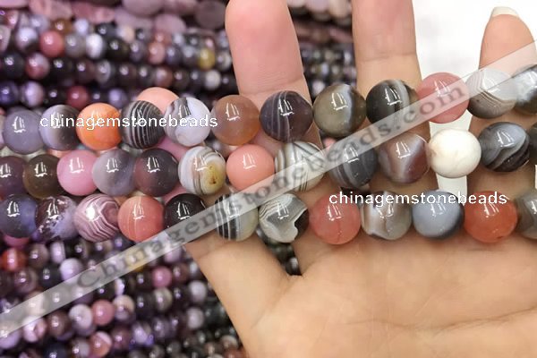 CAA1254 15.5 inches 12mm round Botswana agate beads wholesale