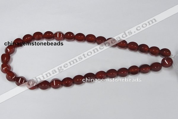 CAA147 15.5 inches 10*12mm star fruit shape red agate gemstone beads