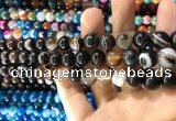 CAA1539 15.5 inches 10mm round banded agate beads wholesale