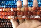 CAA1569 15.5 inches 10mm round banded agate beads wholesale