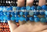 CAA1576 15.5 inches 12mm round banded agate beads wholesale