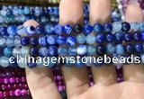 CAA1579 15.5 inches 6mm round banded agate beads wholesale