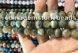 CAA1588 15.5 inches 12mm round banded agate beads wholesale